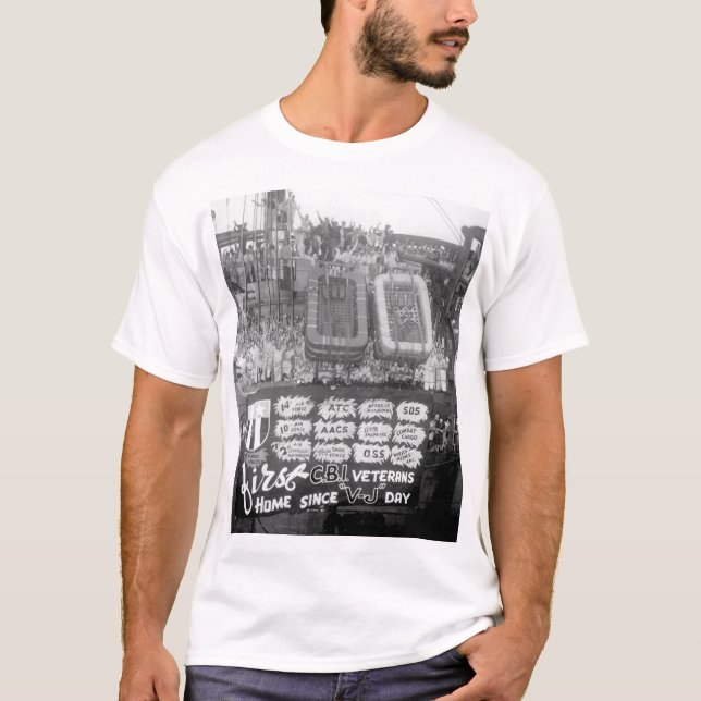 T-shirt Vétérans encourageants des États-Unis de la (Devant)