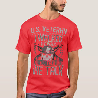 T-shirt Vétérinaire Américain J'Ai Marché La Marche Que Vo