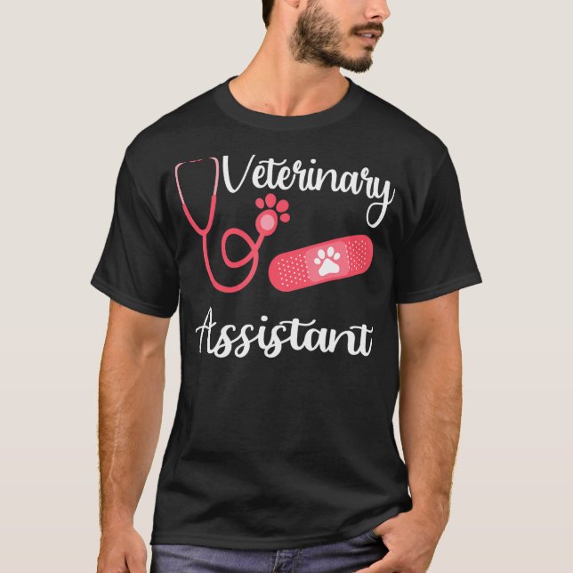 T-shirt Vétérinaire Assistant vétérinaire Vétérinaire Ve v (Devant)