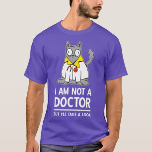 T-shirt Vétérinaire Chat Docteur Animaux Humour
