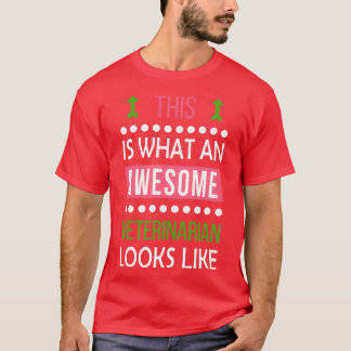 T-shirt Vétérinaire Cool Drôle Anniversaire Cadeau Awesome