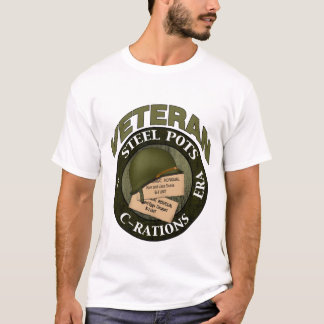 T-shirt Vétérinaire de l'ère en acier de pots et de
