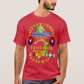 T-shirt Vétérinaire de l'infanterie de combat du Vietnam a