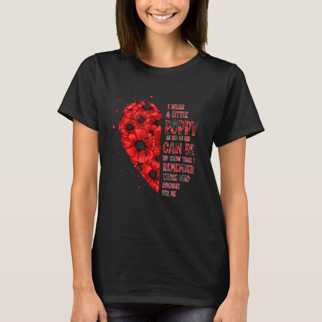 T-shirt Vétérinaire Jour de peur que nous oublions la fleu (Devant)