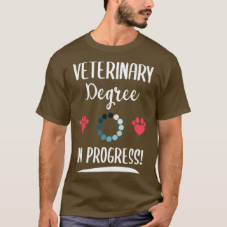T-shirt Vétérinaire Progrès amusant Vétérinaire Diplômé pa