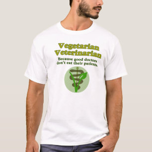 T-shirt Vétérinaire végétarien