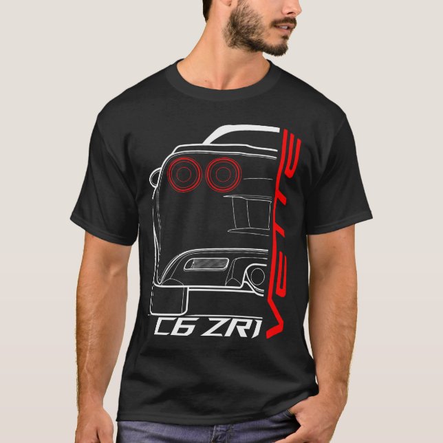 T-shirt Vette Chevy C6 ZR1 (Devant)