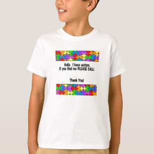 T-shirt Veuillez appeler l'étiquette d'identification