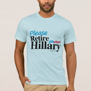 T-shirt Veuillez retirer Hillary
