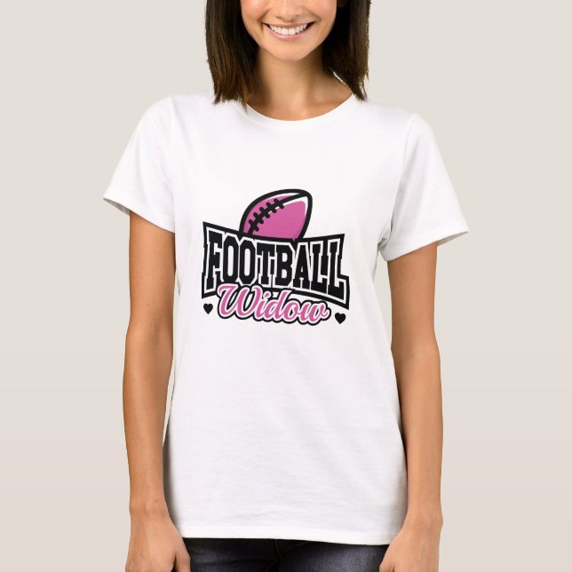 T-shirt Veuve de football (Devant)