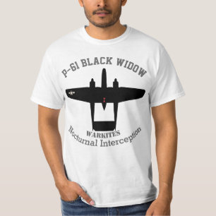 T-shirt Veuve noire de Warkites P-61