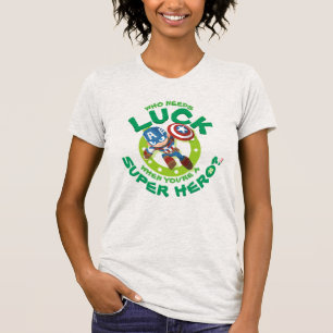 T-shirt Veuve noire "Qui a besoin de chance"