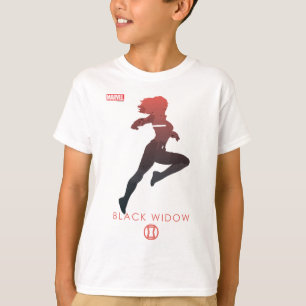 T-shirt Veuve Noire Silhouette Héroïque