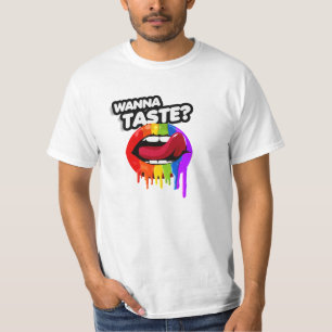T-SHIRT VEUX GOÛTER L'ARC-EN-CIEL