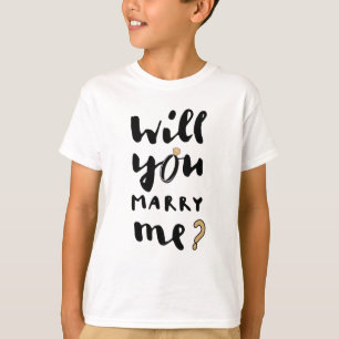 T-shirt Veux-tu m'épouser