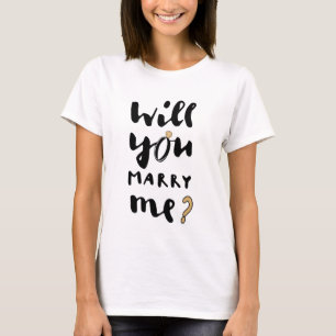 T-shirt Veux-tu m'épouser