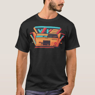 T-shirt VHS Rewind to the Golden Age of Music ami