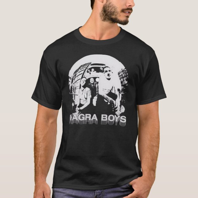 T-shirt Viagra Boys Post Punk crevettes Shack Sebastian Mu (Devant)