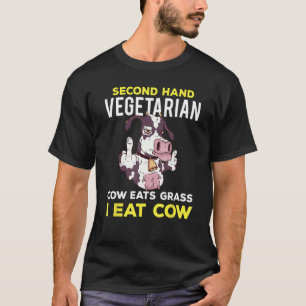 T-shirt Viande Cétogène Carnivore Boeuf Amour MangeurDeVia