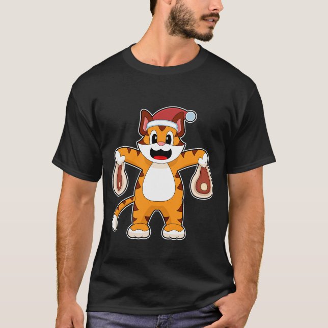T-shirt Viande de Noël de tigre (Devant)