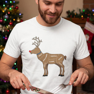 T-shirt Viande de Renne pour Noël