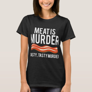 T-shirt Viande Est Meurtre Tasty Tasty Meurtre Chemise BBQ