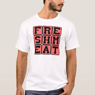 T-shirt Viande fraîche, Boeuf cru
