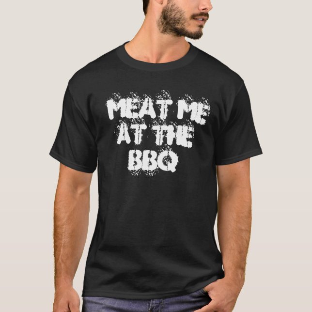 T-shirt Viande j'au BBQ (Devant)