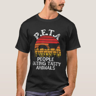 T-shirt Viandes Funny Bbq Peta Personnes Mangeant Des Anim