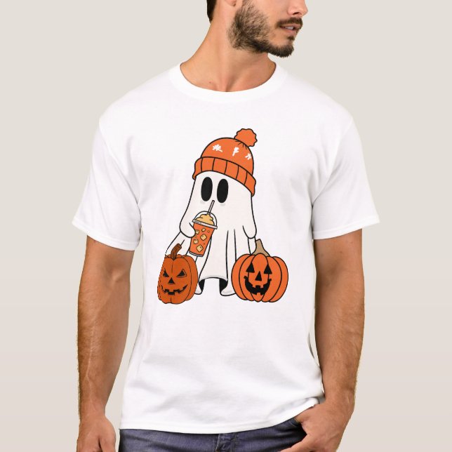 T-shirt Vibe Éffrayante classique 2024 Ghost Tee (Devant)