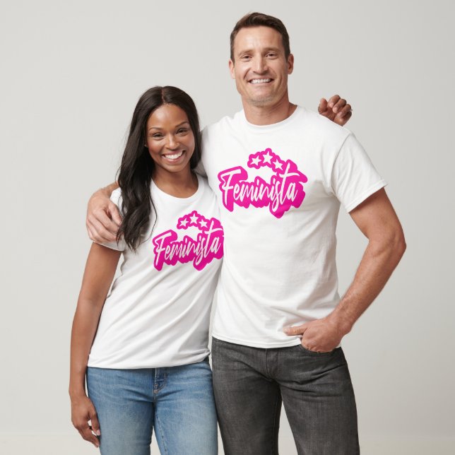 T-shirt Vibe rétro féministe (Unisexe)
