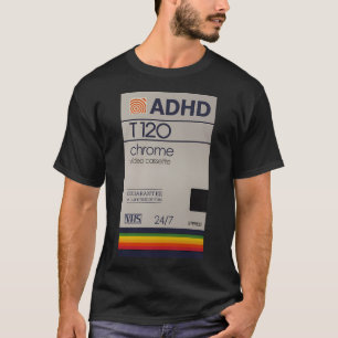 T-shirt Vibes Adhd Chrome Vhs