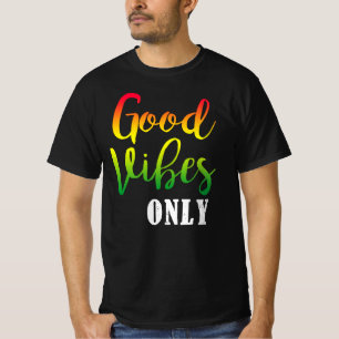 T-shirt Vibes Bonnes Rasta Reggae Racines