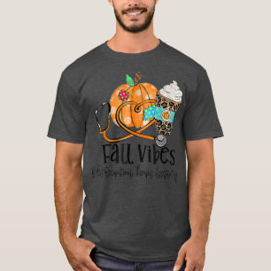 T-shirt Vibes D'Automne Et D'Ergothérapie Assistante Vie