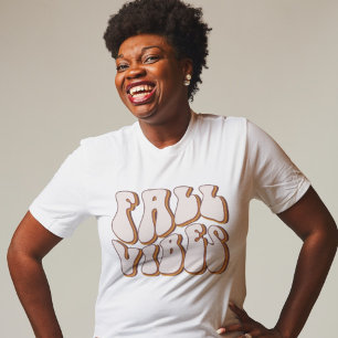 T-shirt Vibes d'automne rétro