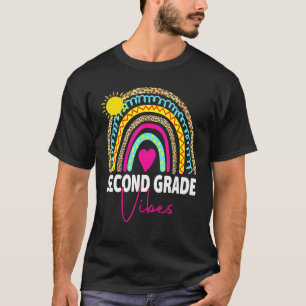 T-shirt Vibes de 2e année Premier jour de retour à l'école