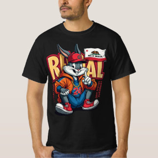 T-shirt Vibes de Lièvre Urbain – Lapin Avisé dans le Style