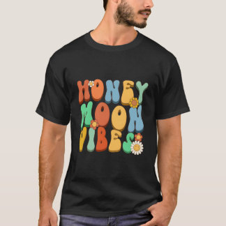 T-shirt Vibes de lune de miel Mariage Mariage Couple Femme