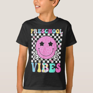 T-shirt Vibes de maternelle visage souriant rentrée scolai