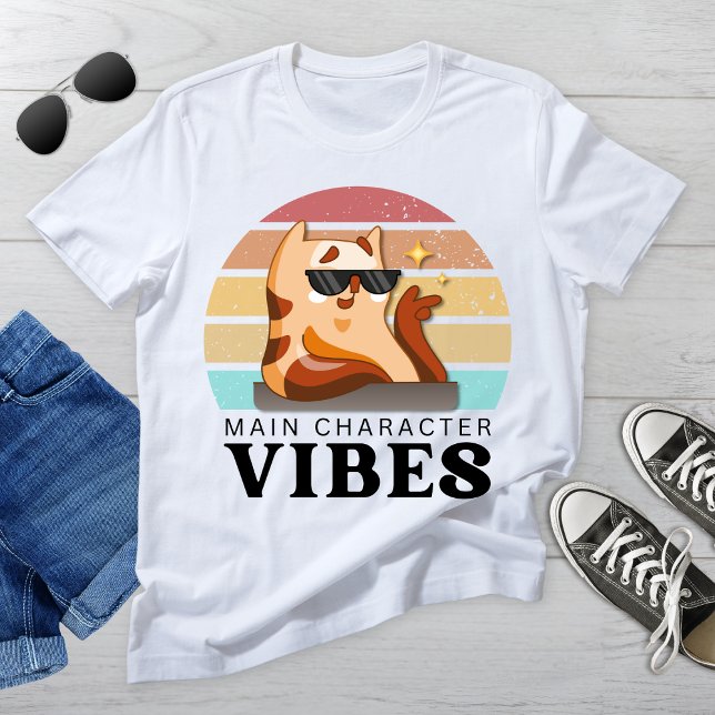 T-shirt Vibes de personnage principal de l'amant livre drô (Créateur téléchargé)