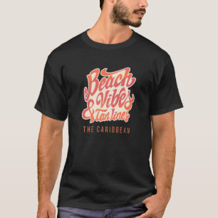 T-shirt Vibes De Plage Et Tan Lines Cook Îles