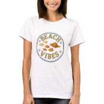 Vibes de plage, motif coquillages