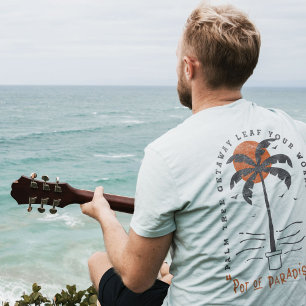 T-shirt Vibes de plage Tropical Palm Tree Summer Sun Retro