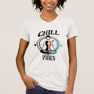 T-shirt Vibes de refroidissement Méditation