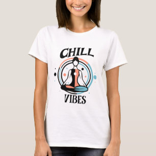 T-shirt Vibes de refroidissement Méditation