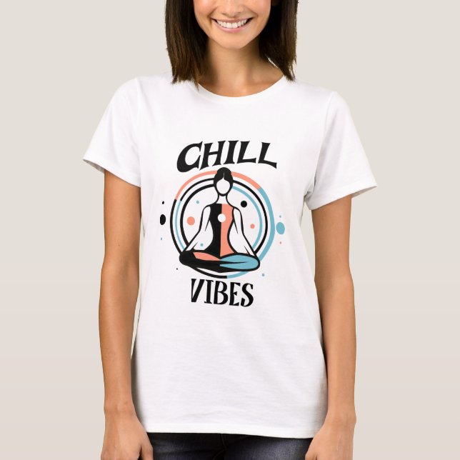 T-shirt Vibes de refroidissement | Méditation (Devant)