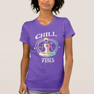 T-shirt Vibes de refroidissement Méditation
