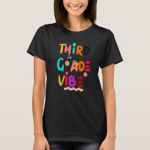 T-shirt Vibes de Troisième Année Équipe de 3e Retro 1er Jo