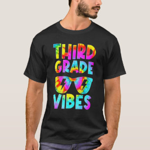 T-shirt Vibes De Troisième Année Premier Jour Des Enfants 