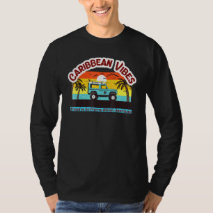 T-shirt Vibes Des Caraïbes Fières D'Être Portoricain Améri